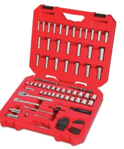 CRAFTSMAN Mechanics Tool Sets 105-Piece Standard (SAE) and Metric Combination Polished Chrome Mechanics Tool Set (1/4-in; 3/8-in) -Craftsman Store 11670784