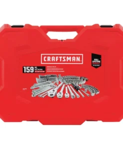 CRAFTSMAN Mechanics Tool Sets 159-Piece Standard (SAE) and Metric Combination Polished Chrome Mechanics Tool Set (1/4-in; 3/8-in) 10 CRAFTSMAN Mechanics Tool Sets 159-Piece Standard (SAE) and Metric Combination Polished Chrome Mechanics Tool Set (1/4-in; 3/8-in) -Craftsman Store 11670816