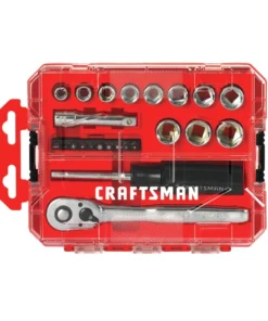 CRAFTSMAN Mechanics Tool Sets 24-Piece Metric Polished Chrome Mechanics Tool Set (3/8-in) 9 CRAFTSMAN Mechanics Tool Sets 24-Piece Metric Polished Chrome Mechanics Tool Set (3/8-in) -Craftsman Store 11684833