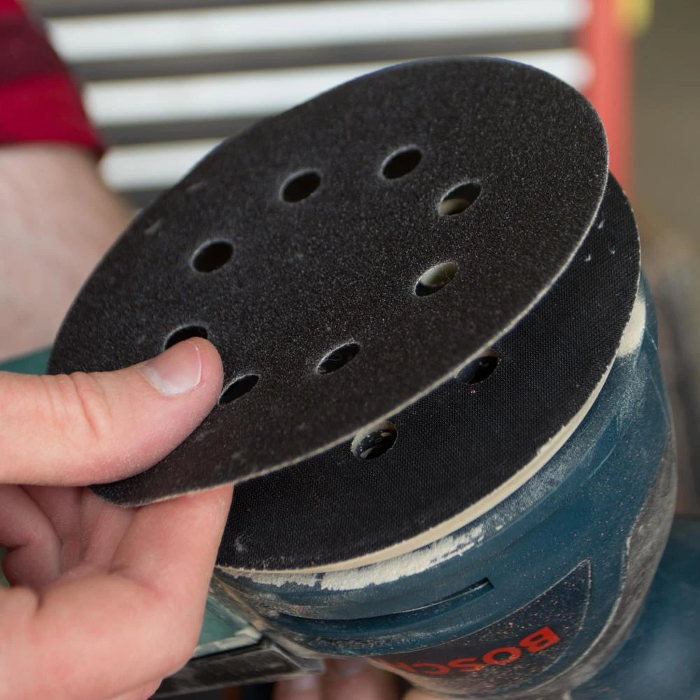 CRAFTSMAN Power Tool Sandpaper 5 In 8H H/L Cer Disc 320 Grt 10pk 10-Piece Ceramic Alumina 320-Grit Disc Sandpaper 4 CRAFTSMAN Power Tool Sandpaper 5 In 8H H/L Cer Disc 320 Grt 10pk 10-Piece Ceramic Alumina 320-Grit Disc Sandpaper - Image 4