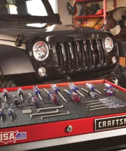 CRAFTSMAN Bottom Tool Cabinets 2000 Series 26.5-in W x 34-in H 5-Drawer Steel Rolling Tool Cabinet (Red) -Craftsman Store 11963335