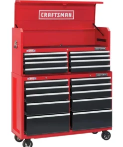CRAFTSMAN Bottom Tool Cabinets 2000 Series 52-in W x 37.5-in H 10-Drawer Steel Rolling Tool Cabinet (Red) -Craftsman Store 11975651