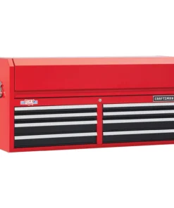 CRAFTSMAN Top Tool Chests 2000 Series 51.5-in W x 24.5-in H 8-Drawer Steel Tool Chest (Red) -Craftsman Store 11994211