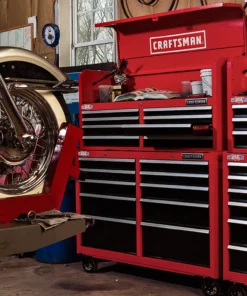 CRAFTSMAN Top Tool Chests 2000 Series 51.5-in W x 24.5-in H 8-Drawer Steel Tool Chest (Red) -Craftsman Store 11994215