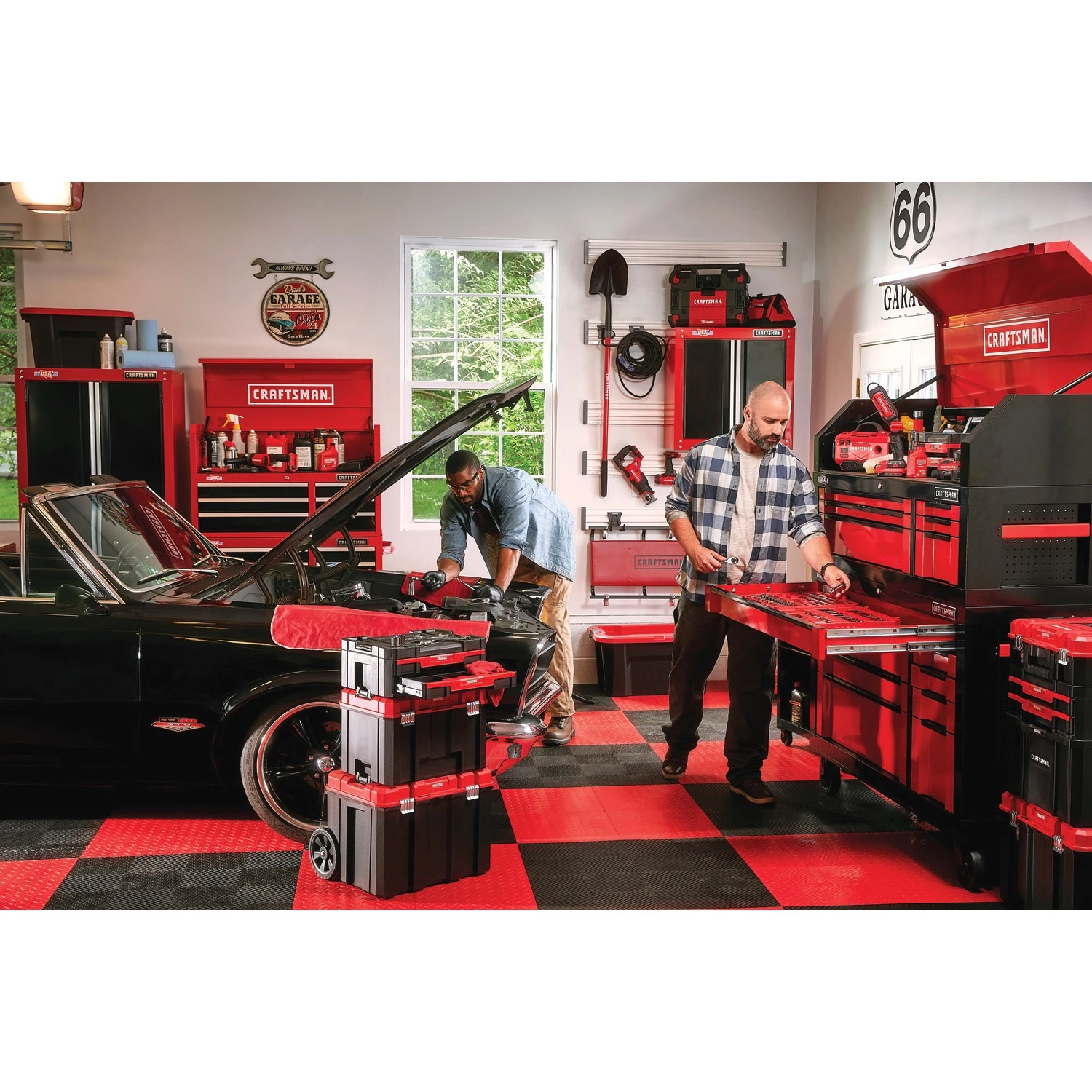 CRAFTSMAN Portable Tool Boxes VERSASTACK System 17-in Red Plastic Lockable Tool Box 11 CRAFTSMAN Portable Tool Boxes VERSASTACK System 17-in Red Plastic Lockable Tool Box - Image 11
