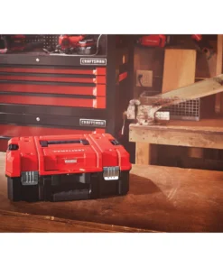 CRAFTSMAN Portable Tool Boxes VERSASTACK System 17-in Red Plastic Lockable Tool Box 20 CRAFTSMAN Portable Tool Boxes VERSASTACK System 17-in Red Plastic Lockable Tool Box -Craftsman Store 12001307