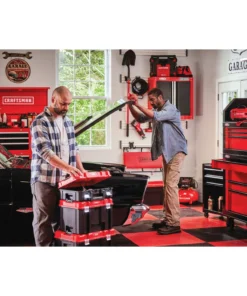 CRAFTSMAN Portable Tool Boxes VERSASTACK System 17-in 2-Drawer Black Plastic Tool Box -Craftsman Store 12004028