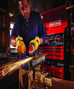 CRAFTSMAN Angle Grinders 4.5-in 7.5 Amps Paddle Switch Corded Angle Grinder -Craftsman Store 12074502
