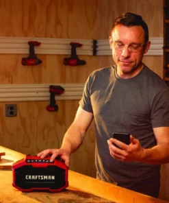 CRAFTSMAN Jobsite Radios V20 20-Volt Max Cordless Jobsite Bluetooth Speaker -Craftsman Store 12115508