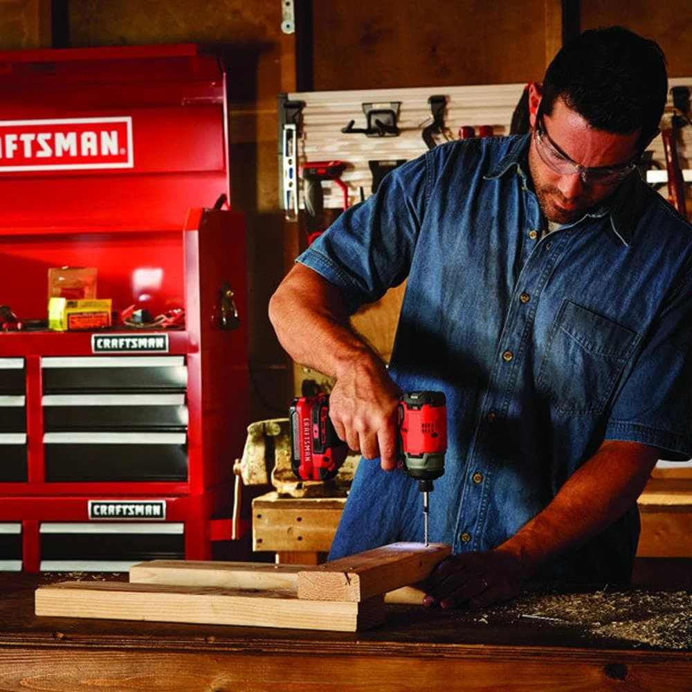 CRAFTSMAN Impact Drivers V20 20-volt Max Variable Speed Brushless Cordless Impact Driver (1-Battery Included) 10 CRAFTSMAN Impact Drivers V20 20-volt Max Variable Speed Brushless Cordless Impact Driver (1-Battery Included) - Image 10