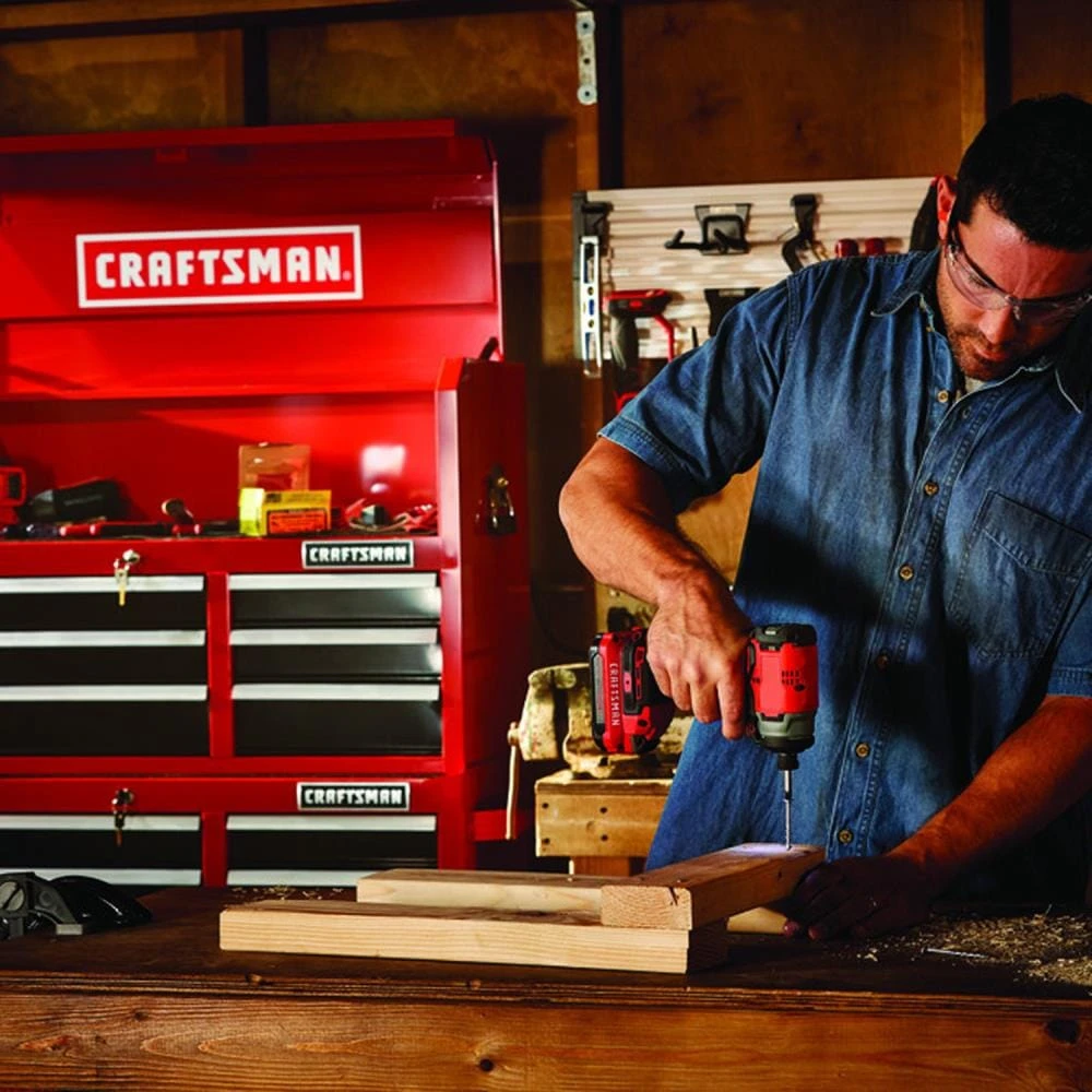 CRAFTSMAN Impact Drivers V20 20-volt Max Variable Speed Brushless Cordless Impact Driver (1-Battery Included) 11 CRAFTSMAN Impact Drivers V20 20-volt Max Variable Speed Brushless Cordless Impact Driver (1-Battery Included) - Image 11