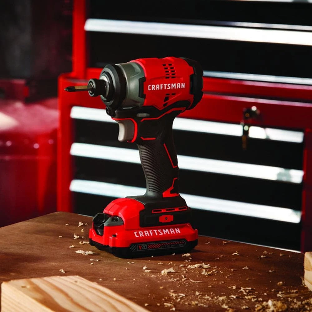 CRAFTSMAN Impact Drivers V20 20-volt Max Variable Speed Brushless Cordless Impact Driver (1-Battery Included) 13 CRAFTSMAN Impact Drivers V20 20-volt Max Variable Speed Brushless Cordless Impact Driver (1-Battery Included) - Image 13
