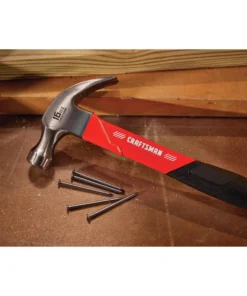 CRAFTSMAN Hammers 16-oz Smooth Face Steel Head Fiberglass Claw Hammer -Craftsman Store 12282959