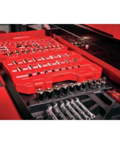 CRAFTSMAN Mechanics Tool Sets 81-Piece Standard (SAE) and Metric Combination Gunmetal Chrome Mechanics Tool Set (1/4-in; 3/8-in) -Craftsman Store 14206468