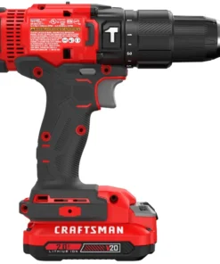 CRAFTSMAN Hammer Drills V20 1/2-in 20-volt Max Variable Speed Cordless Hammer Drill (2-Batteries Included) -Craftsman Store 14206841