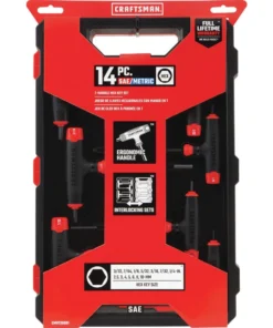 CRAFTSMAN Hex Keys & Torx Keys 14-key Standard (Sae) and Metric Combination Hex Key Set -Craftsman Store 14207248
