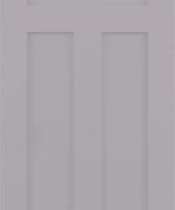 ReliaBilt Slab Doors Shaker 24-in x 80-in Driftwood 3-Panel Craftsman