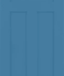 ReliaBilt Slab Doors Shaker 32-in x 80-in Blue Heron 3-Panel Craftsman