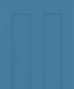 ReliaBilt Slab Doors Shaker 24-in x 80-in Blue Heron 3-Panel Craftsman