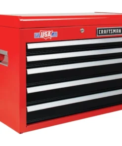 CRAFTSMAN Top Tool Chests 2000 Series 26-in W x 19.75-in H 5-Drawer Steel Tool Chest (Red) 14 CRAFTSMAN Top Tool Chests 2000 Series 26-in W x 19.75-in H 5-Drawer Steel Tool Chest (Red) -Craftsman Store 14958583