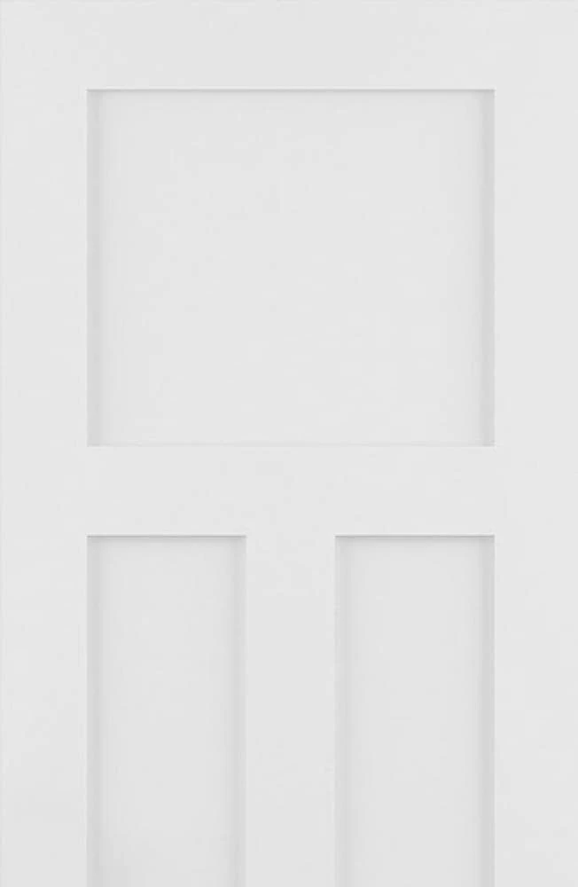 ReliaBilt Prehung Interior Doors Shaker 32-in x 80-in Marigold 3-Panel Craftsman Solid Core Prefinished Pine MDF Left Hand Inswing Single Prehung Interior Door 3 ReliaBilt Prehung Interior Doors Shaker 32-in x 80-in Marigold 3-Panel Craftsman Solid Core Prefinished Pine MDF Left Hand Inswing Single Prehung Interior Door - Image 3