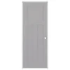 American Building Supply Prehung Interior Doors Shaker 30-in x 80-in Driftwood 3-Panel Craftsman Solid Core Prefinished Pine MDF Left Hand Inswing Single Prehung Interior Door