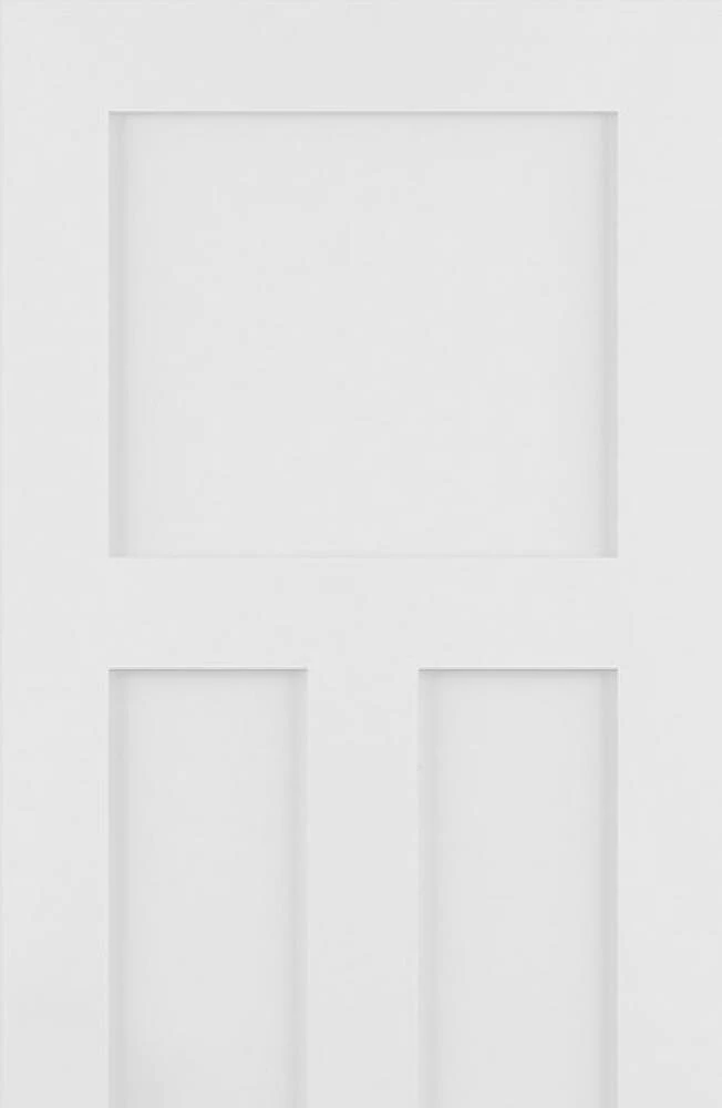 American Building Supply Prehung Interior Doors Shaker 28-in x 80-in Snow Storm 3-Panel Craftsman Solid Core Prefinished Pine MDF Right Hand Inswing Single Prehung Interior Door 3 American Building Supply Prehung Interior Doors Shaker 28-in x 80-in Snow Storm 3-Panel Craftsman Solid Core Prefinished Pine MDF Right Hand Inswing Single Prehung Interior Door - Image 3