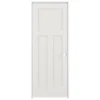 American Building Supply Prehung Interior Doors Shaker 30-in x 80-in Snow Storm 3-Panel Craftsman Solid Core Prefinished Pine MDF Left Hand Inswing Single Prehung Interior Door