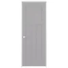 American Building Supply Prehung Interior Doors Shaker 32-in x 80-in Driftwood 3-Panel Craftsman Solid Core Prefinished Pine MDF Right Hand Inswing Single Prehung Interior Door