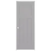 ReliaBilt Prehung Interior Doors Shaker 36-in x 80-in Driftwood 3-Panel Craftsman Solid Core Prefinished Pine MDF Right Hand Inswing Single Prehung Interior Door