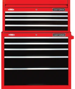 CRAFTSMAN Top Tool Chests 2000 Series 37-in W x 24.5-in H 4-Drawer Steel Tool Chest (Red) -Craftsman Store 15158143 scaled