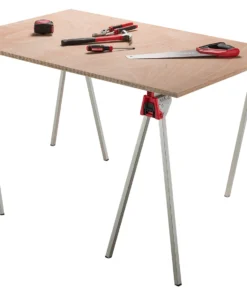 CRAFTSMAN Saw Horses Essential 33.66-in W x 28.9-in H Metal Saw Horse (1000-lb Capacity) -Craftsman Store 15273743