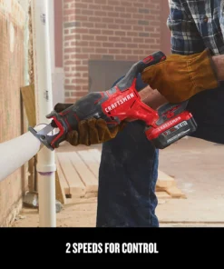 CRAFTSMAN Reciprocating Saws V20 20-volt Max Variable Speed Brushless Cordless Reciprocating Saw (Tool Only) -Craftsman Store 15319108