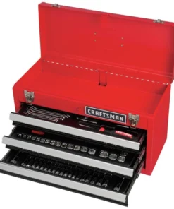 CRAFTSMAN Mechanics Tool Sets 218-Piece Standard (SAE) and Metric Combination Polished Chrome Mechanics Tool Set (1/4-in; 3/8-in) 8 CRAFTSMAN Mechanics Tool Sets 218-Piece Standard (SAE) and Metric Combination Polished Chrome Mechanics Tool Set (1/4-in; 3/8-in) -Craftsman Store 16455438