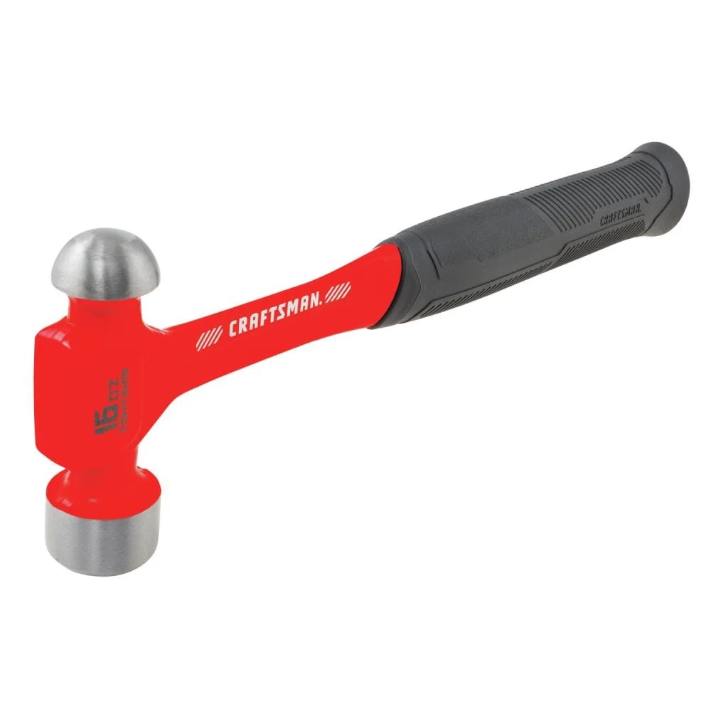 CRAFTSMAN Hammers 16-oz Rounded Face Steel Head Steel Ball Peen Hammer 2 CRAFTSMAN Hammers 16-oz Rounded Face Steel Head Steel Ball Peen Hammer - Image 2