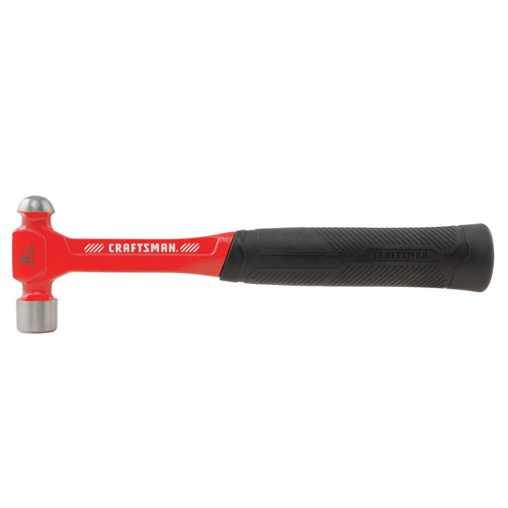 CRAFTSMAN Hammers 8-oz Rounded Face Steel Head Steel Ball Peen Hammer 1 CRAFTSMAN Hammers 8-oz Rounded Face Steel Head Steel Ball Peen Hammer