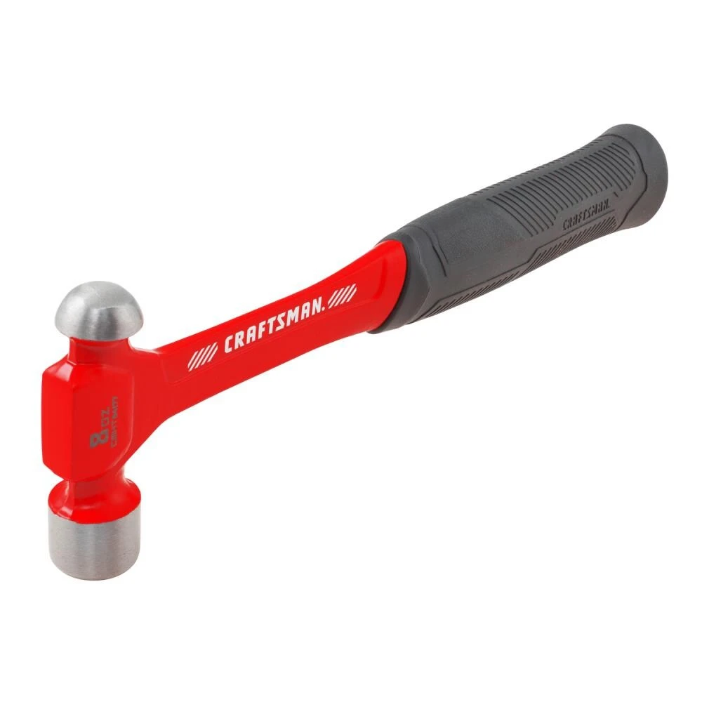 CRAFTSMAN Hammers 8-oz Rounded Face Steel Head Steel Ball Peen Hammer 2 CRAFTSMAN Hammers 8-oz Rounded Face Steel Head Steel Ball Peen Hammer - Image 2