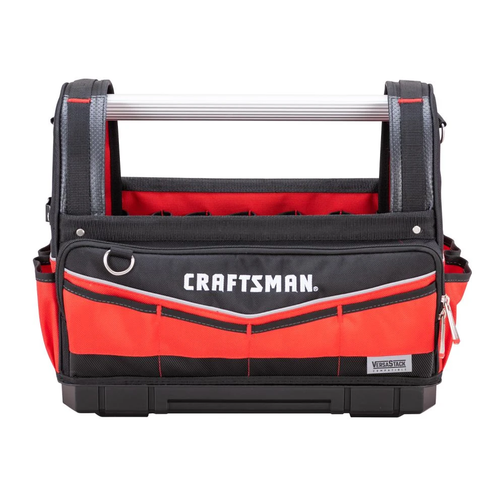 CRAFTSMAN Tool Bags Versastack Red and Black Polyester 17-in Tool Tote 2 CRAFTSMAN Tool Bags Versastack Red and Black Polyester 17-in Tool Tote - Image 2