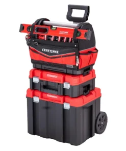 CRAFTSMAN Tool Bags Versastack Red and Black Polyester 17-in Tool Tote 15 CRAFTSMAN Tool Bags Versastack Red and Black Polyester 17-in Tool Tote -Craftsman Store 16493734