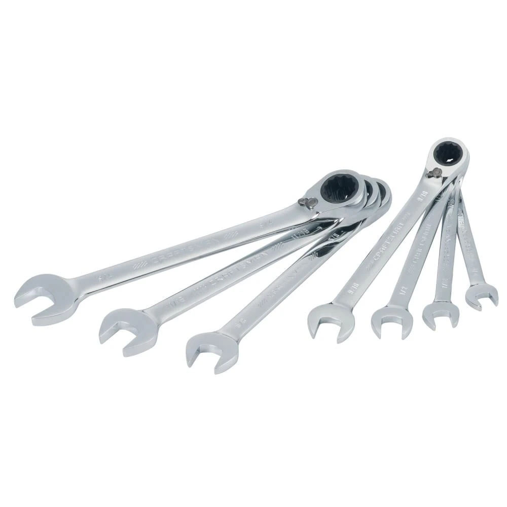 CRAFTSMAN Ratchet Wrenches & Sets 7-Piece Set 12-Point Standard (SAE) Ratchet Wrench Set 3 CRAFTSMAN Ratchet Wrenches & Sets 7-Piece Set 12-Point Standard (SAE) Ratchet Wrench Set - Image 3