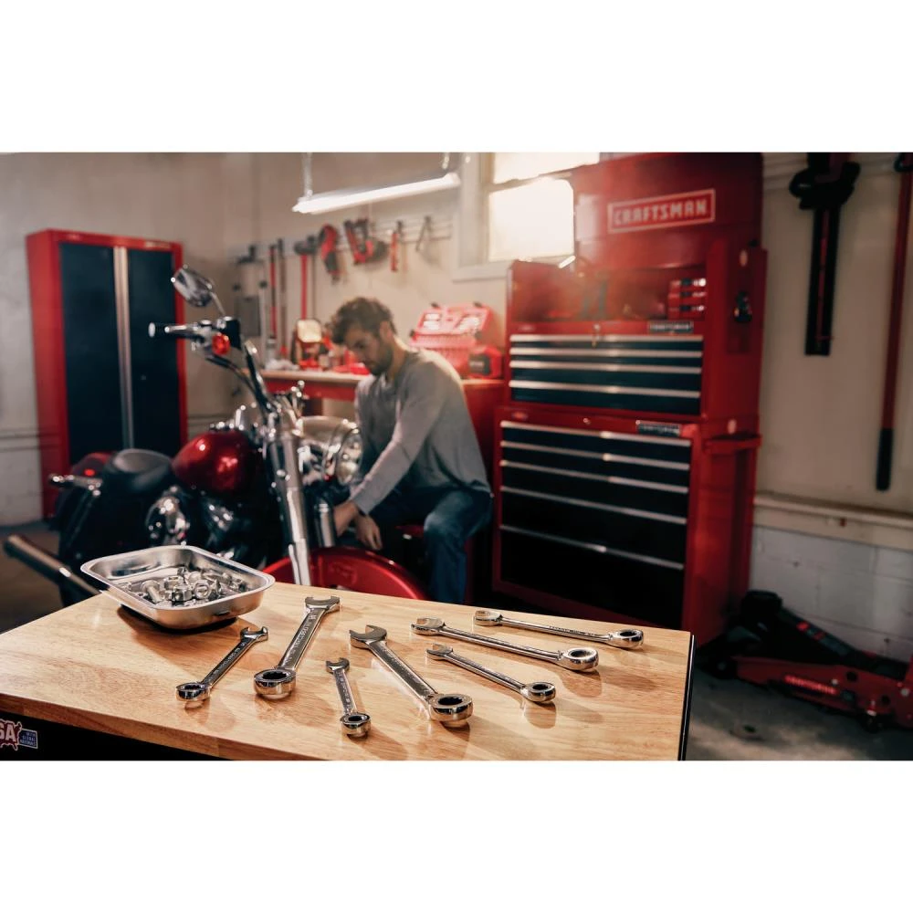 CRAFTSMAN Ratchet Wrenches & Sets 7-Piece Set 12-Point Standard (SAE) Ratchet Wrench Set 6 CRAFTSMAN Ratchet Wrenches & Sets 7-Piece Set 12-Point Standard (SAE) Ratchet Wrench Set - Image 6
