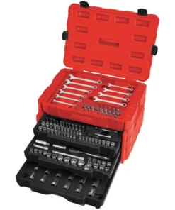 CRAFTSMAN Mechanics Tool Sets 268-Piece Standard (SAE) and Metric Combination Polished Chrome Mechanics Tool Set (1/4-in; 3/8-in)