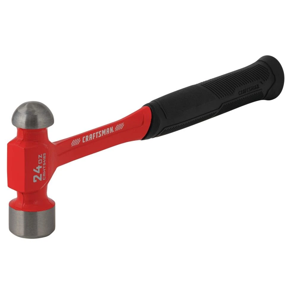 CRAFTSMAN Hammers 24-oz Rounded Face Steel Head Steel Ball Peen Hammer 2 CRAFTSMAN Hammers 24-oz Rounded Face Steel Head Steel Ball Peen Hammer - Image 2