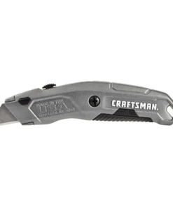 CRAFTSMAN Utility Knives Quick Change 3-Blade Retractable Utility Knife with On Tool Blade Storage
