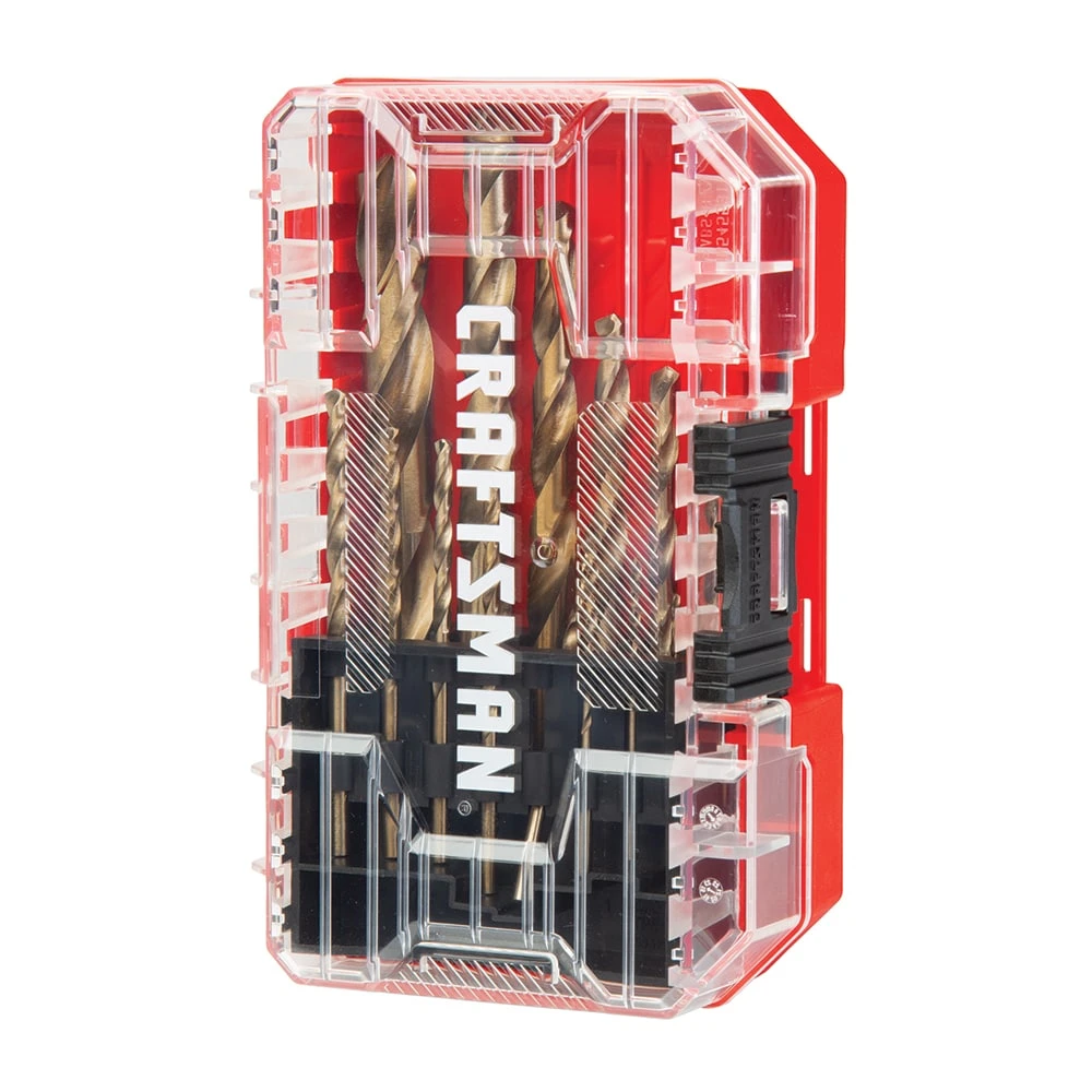 CRAFTSMAN Twist Drill Bits 14-Piece Assorted x Set Gold Ferrous Coated Hss Twist Drill Bit Set 8 CRAFTSMAN Twist Drill Bits 14-Piece Assorted x Set Gold Ferrous Coated Hss Twist Drill Bit Set - Image 8