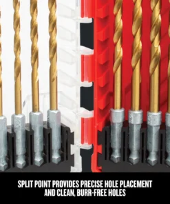 CRAFTSMAN Twist Drill Bits 21-Piece Assorted x Set Titanium Twist Drill Bit Set -Craftsman Store 17881184