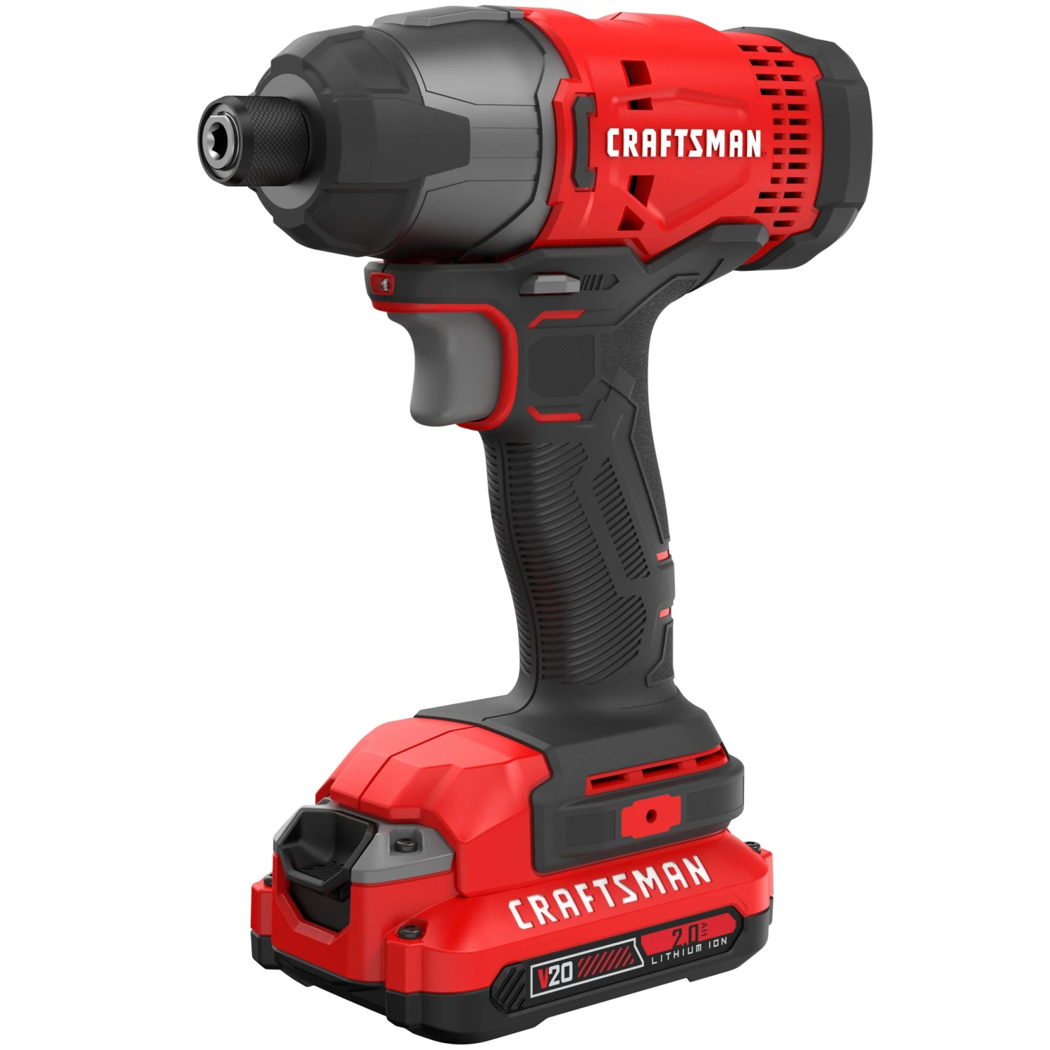 CRAFTSMAN Impact Drivers V20 20-volt Max Variable Speed Cordless Impact Driver (2-Batteries Included) 2 CRAFTSMAN Impact Drivers V20 20-volt Max Variable Speed Cordless Impact Driver (2-Batteries Included) - Image 2