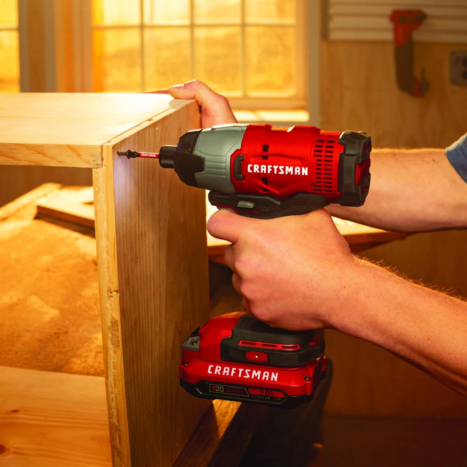 CRAFTSMAN Impact Drivers V20 20-volt Max Variable Speed Cordless Impact Driver (2-Batteries Included) 12 CRAFTSMAN Impact Drivers V20 20-volt Max Variable Speed Cordless Impact Driver (2-Batteries Included) - Image 12