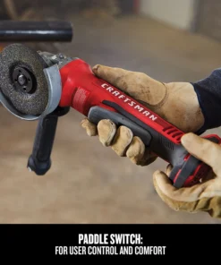 CRAFTSMAN Angle Grinders V20 4.5-in 20-Volt Max Paddle Switch Brushless Cordless Angle Grinder 16 CRAFTSMAN Angle Grinders V20 4.5-in 20-Volt Max Paddle Switch Brushless Cordless Angle Grinder -Craftsman Store 18155081