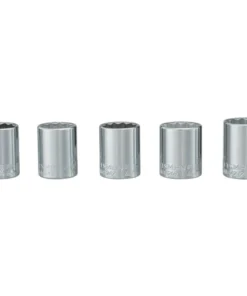 CRAFTSMAN Sockets & Socket Sets 5-Piece Metric 1/2-in Drive 12-point 1/2-in Shallow Socket Set